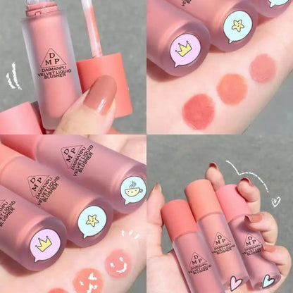 Blush Líquido Velvet Matte Cheek Tint na cor Laranja Pêssego