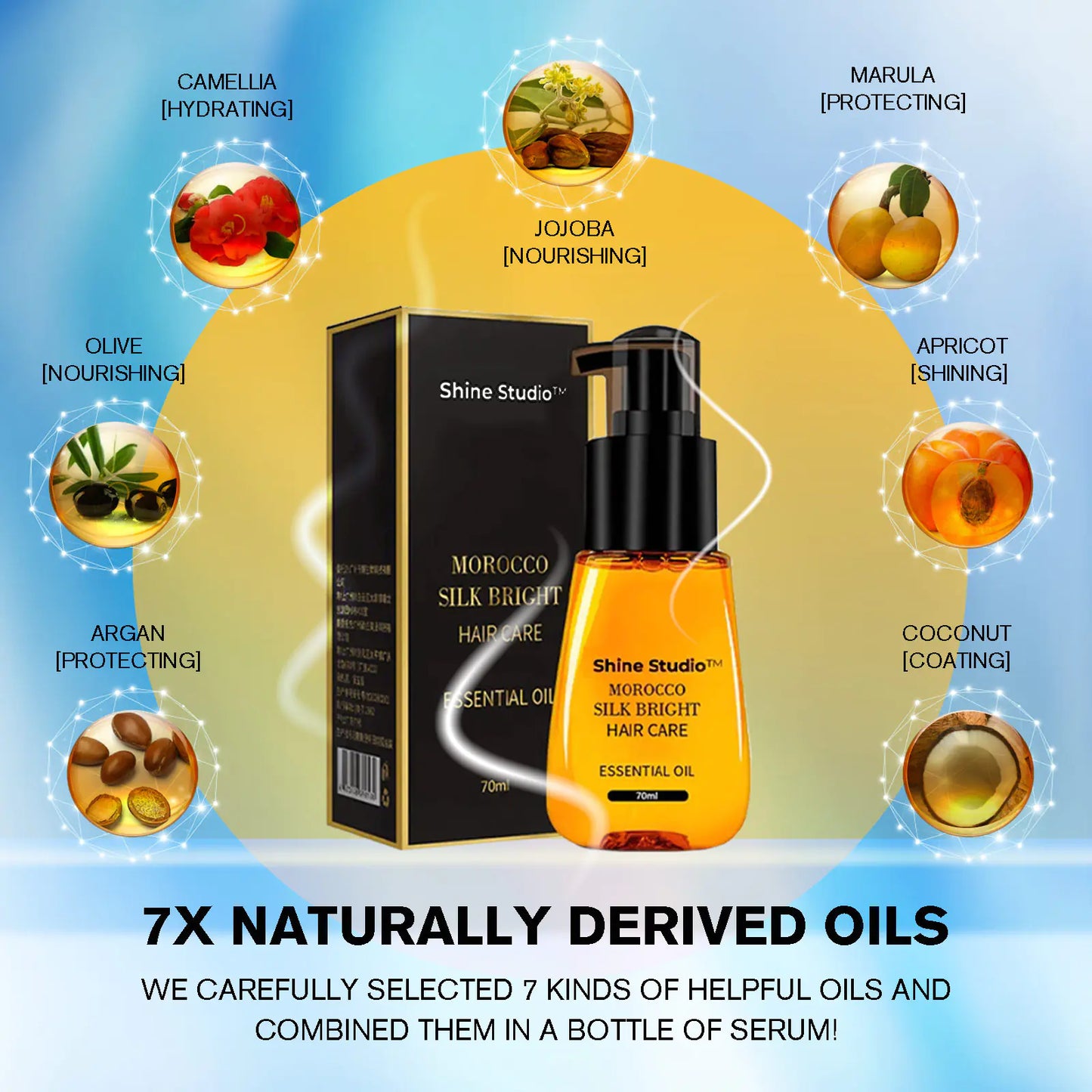 EELHOE Anti-Frizz Hair Essence for Moisturizing Care