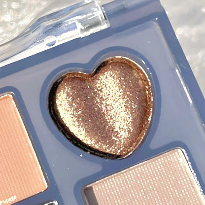 Paleta de Sombras com 12 Cores, Acabamentos Matte e Brilhantes