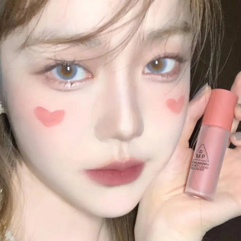 Blush Líquido Velvet Matte Cheek Tint na cor Laranja Pêssego