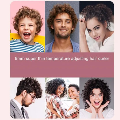 Modelador de Cachos Profissional 9mm com Display LCD