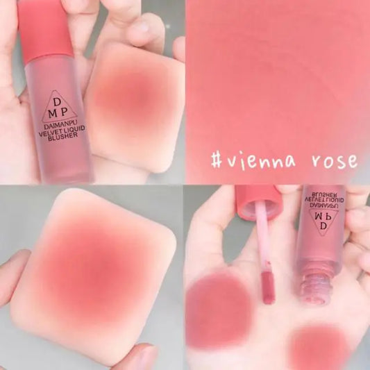 Blush Líquido Velvet Matte Cheek Tint na cor Laranja Pêssego