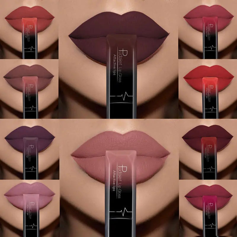 Batom Líquido Matte Nude Pudaier - Vermelho Veludo Sexy