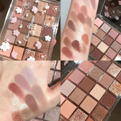 Paleta de sombras com brilho de 20 cores Dikalu Sakura Dance