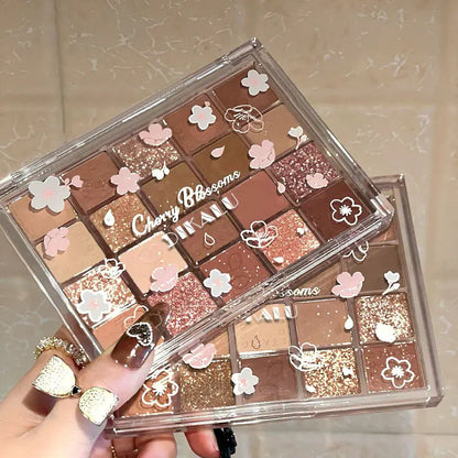 Paleta de sombras com brilho de 20 cores Dikalu Sakura Dance