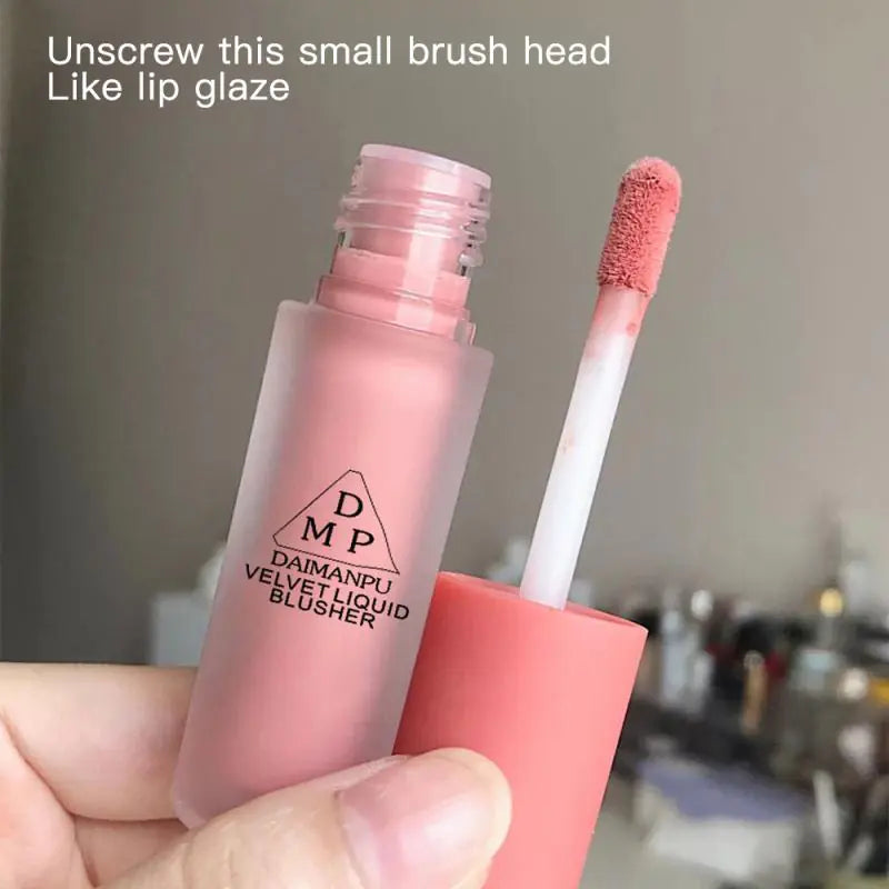 Blush Líquido Velvet Matte Cheek Tint na cor Laranja Pêssego
