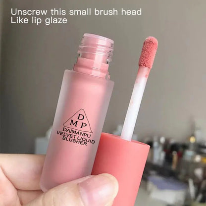 Blush Líquido Velvet Matte Cheek Tint na cor Laranja Pêssego